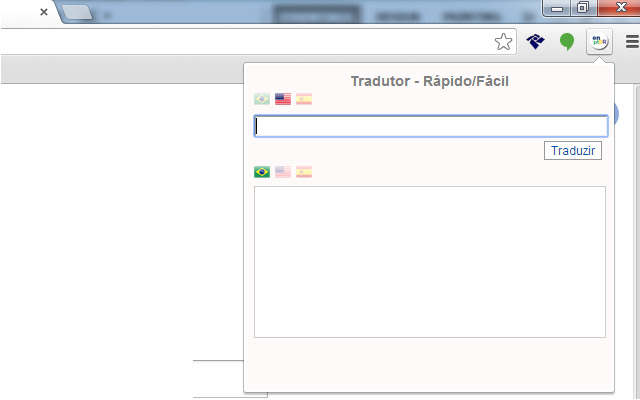 Tradutor Rapido/Facil  from Chrome web store to be run with OffiDocs Chromium online