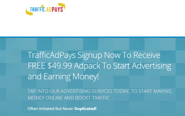 TrafficAdPays  from Chrome web store to be run with OffiDocs Chromium online