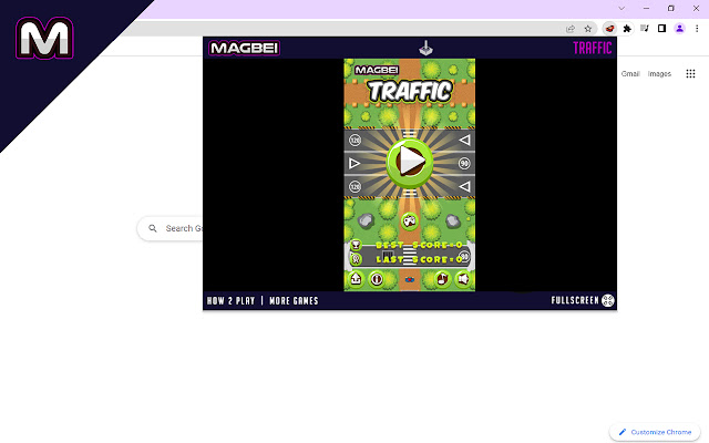 Traffic Game Runs Offline  from Chrome web store to be run with OffiDocs Chromium online