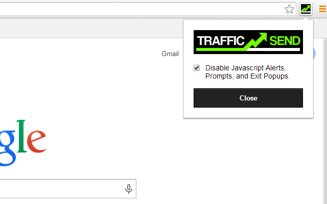 Traffic Send  from Chrome web store to be run with OffiDocs Chromium online