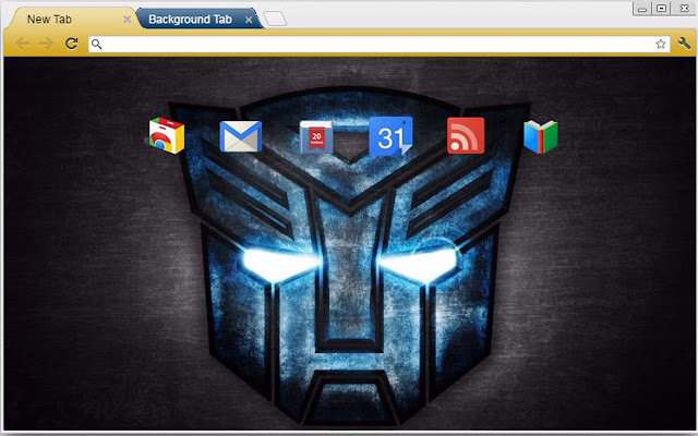 Transformers Theme  from Chrome web store to be run with OffiDocs Chromium online