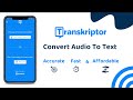 Transkriptor: Transcribe Audio to Text  from Chrome web store to be run with OffiDocs Chromium online