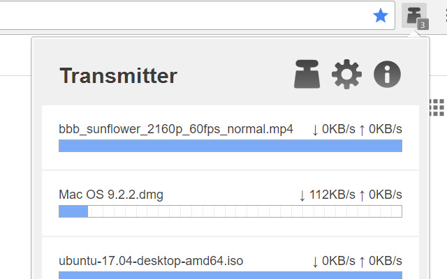 Transmitter for Transmission  from Chrome web store to be run with OffiDocs Chromium online