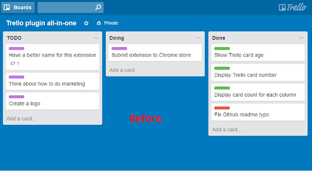 Trello plugin all in one  from Chrome web store to be run with OffiDocs Chromium online