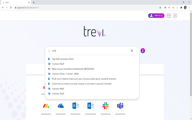 trevi your cloud  from Chrome web store to be run with OffiDocs Chromium online