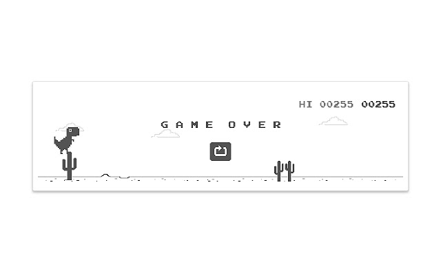 T Rex Runner  from Chrome web store to be run with OffiDocs Chromium online