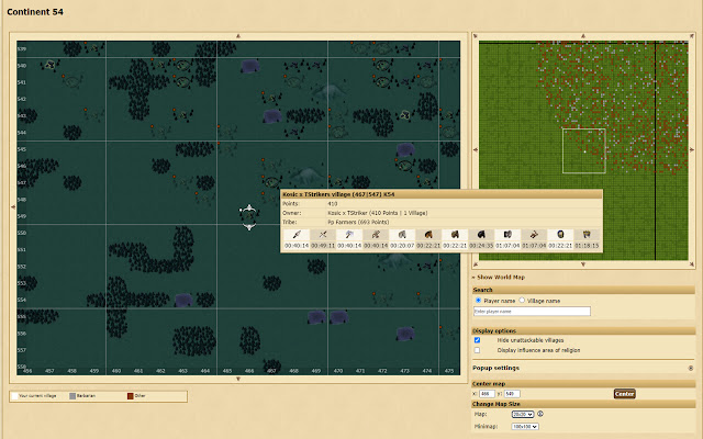 Tribal Wars Premium Map  from Chrome web store to be run with OffiDocs Chromium online