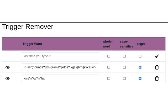 TriggerRemover  from Chrome web store to be run with OffiDocs Chromium online