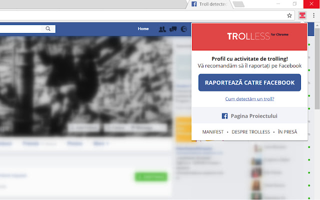 Trolless  from Chrome web store to be run with OffiDocs Chromium online