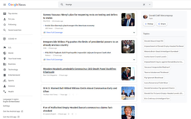 T.Rump Bites  from Chrome web store to be run with OffiDocs Chromium online