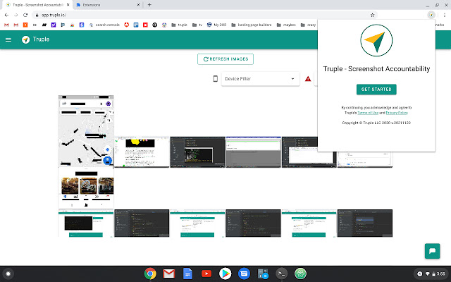 Truple Screenshot Accountability  from Chrome web store to be run with OffiDocs Chromium online