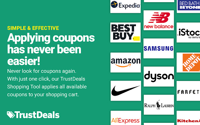 TrustDeals Coupon Checker  from Chrome web store to be run with OffiDocs Chromium online