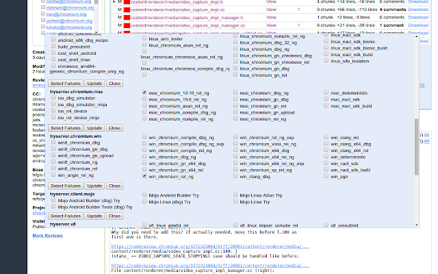 TryBot Re Runner  from Chrome web store to be run with OffiDocs Chromium online