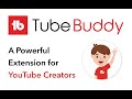 TubeBuddy  from Chrome web store to be run with OffiDocs Chromium online