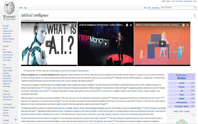 TubeIt for Wikipedia  from Chrome web store to be run with OffiDocs Chromium online