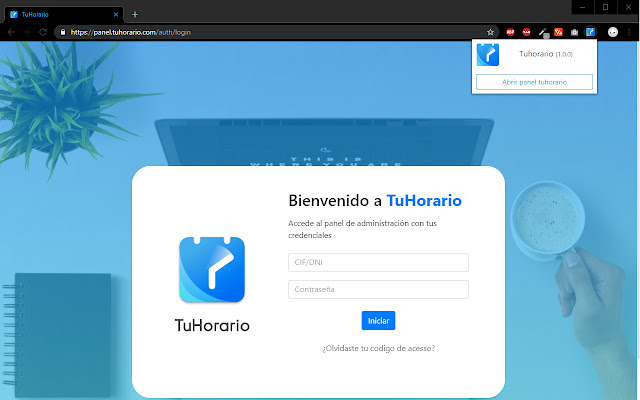 TuHorario  from Chrome web store to be run with OffiDocs Chromium online