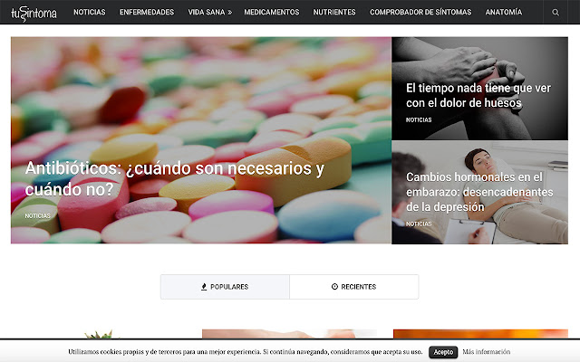 Tu médico online tuSintoma.com  from Chrome web store to be run with OffiDocs Chromium online