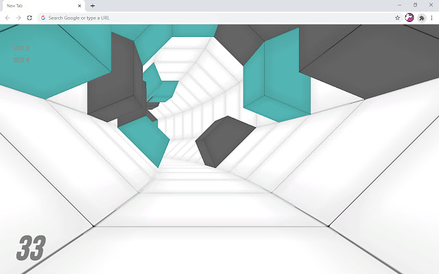 Tunnel Rush Game  from Chrome web store to be run with OffiDocs Chromium online