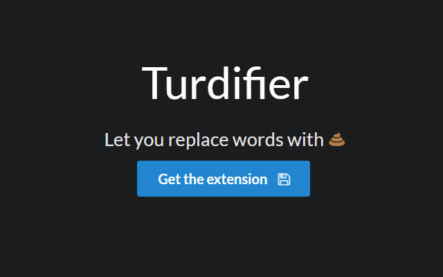 Turdifier  from Chrome web store to be run with OffiDocs Chromium online