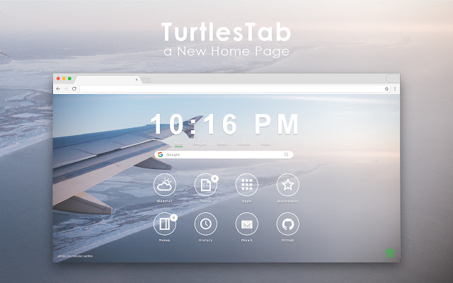 TurtleTab  from Chrome web store to be run with OffiDocs Chromium online