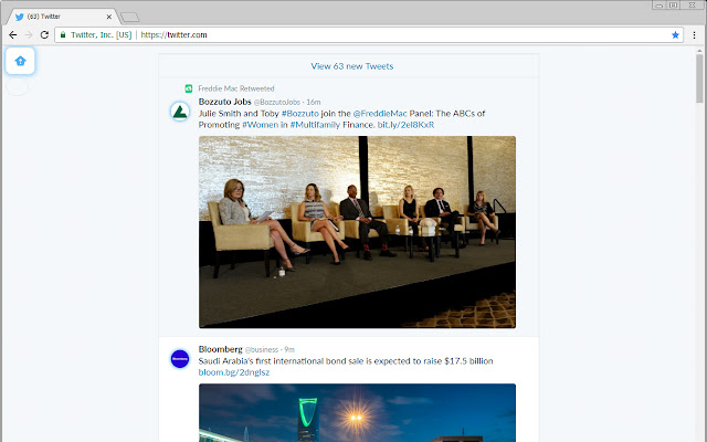 Tweetee  from Chrome web store to be run with OffiDocs Chromium online