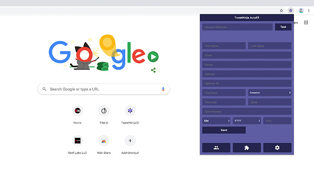 TweetNinja Autofill/ACO  from Chrome web store to be run with OffiDocs Chromium online