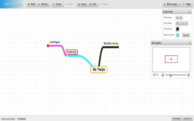 Twijn Mindmap  from Chrome web store to be run with OffiDocs Chromium online