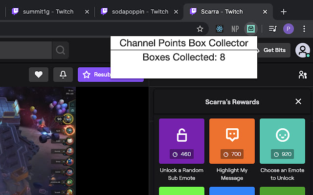 Twitch Channel Points Gift Box Plugin  from Chrome web store to be run with OffiDocs Chromium online