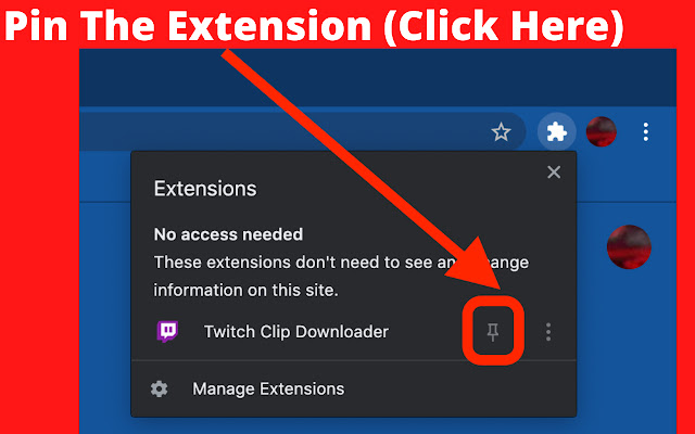 يتم تشغيل Twitch Clip Downloader من متجر Chrome الإلكتروني مع OffiDocs Chromium عبر الإنترنت