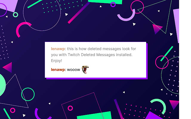 Twitch DM (Twitch Deleted Messages)  from Chrome web store to be run with OffiDocs Chromium online