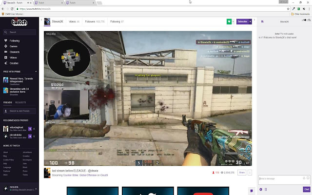 Twitch Muter  from Chrome web store to be run with OffiDocs Chromium online