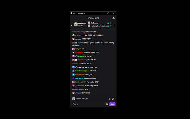 Twitch Popout Chat  from Chrome web store to be run with OffiDocs Chromium online