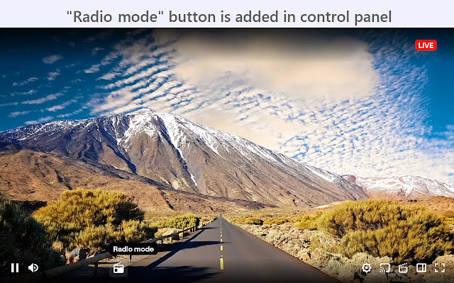 Twitch Radio Mode  from Chrome web store to be run with OffiDocs Chromium online