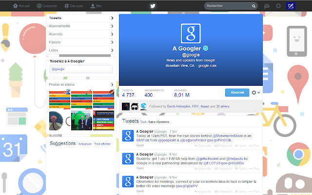 Twitter Color  from Chrome web store to be run with OffiDocs Chromium online