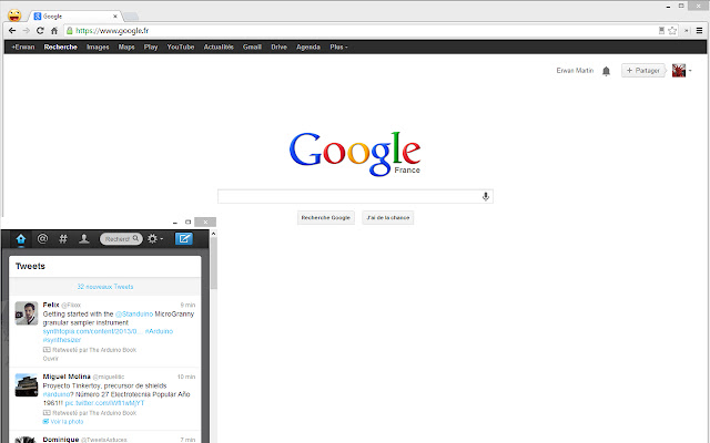 Twitter Lite  from Chrome web store to be run with OffiDocs Chromium online