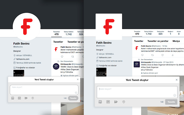 Twitter Radius Replacement  from Chrome web store to be run with OffiDocs Chromium online