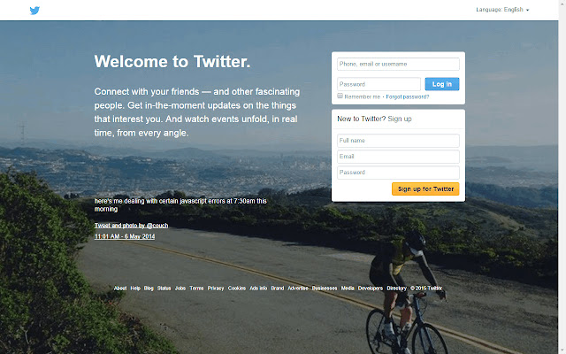 Twitter Share Button  from Chrome web store to be run with OffiDocs Chromium online