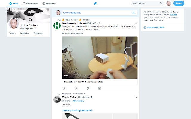 Twitter Without Numbers  from Chrome web store to be run with OffiDocs Chromium online