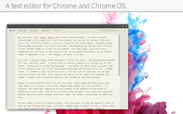 Type Case  from Chrome web store to be run with OffiDocs Chromium online