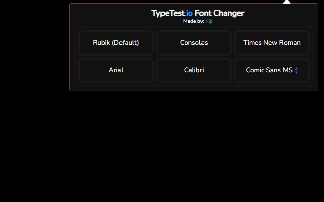 TypeTest.io Font Changer  from Chrome web store to be run with OffiDocs Chromium online