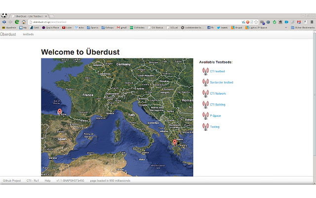 Uberdust controller  from Chrome web store to be run with OffiDocs Chromium online