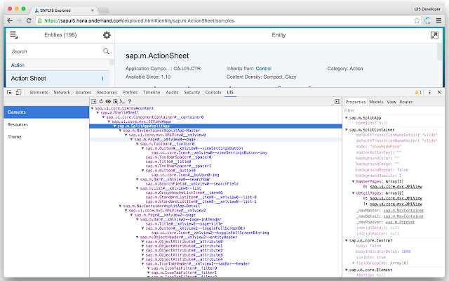 UI5 Development Tools  from Chrome web store to be run with OffiDocs Chromium online