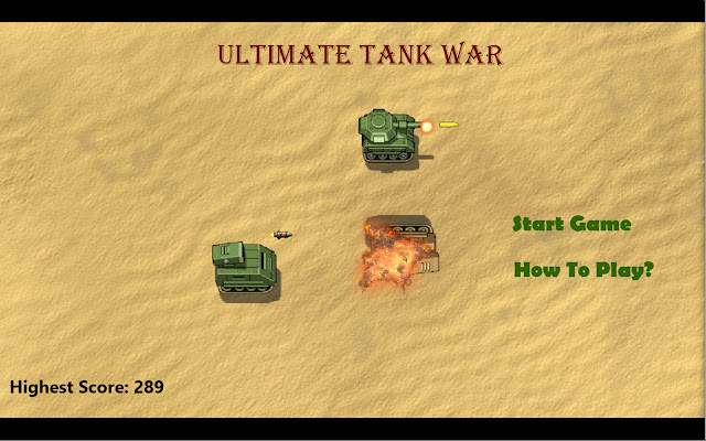 Ultimate Tank War  from Chrome web store to be run with OffiDocs Chromium online