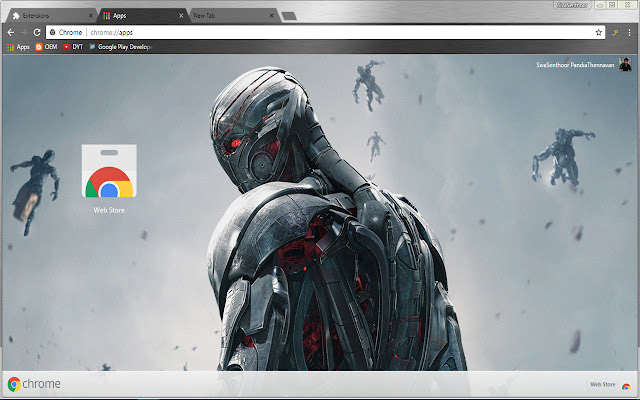 Ultron Prime Invented by IronmanAvengers  from Chrome web store to be run with OffiDocs Chromium online