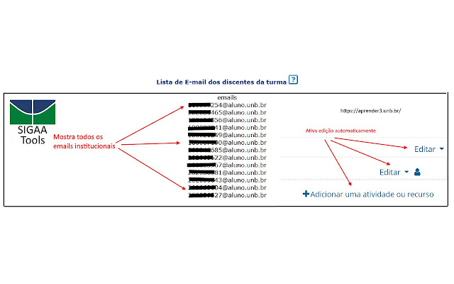 UnB Tools  from Chrome web store to be run with OffiDocs Chromium online