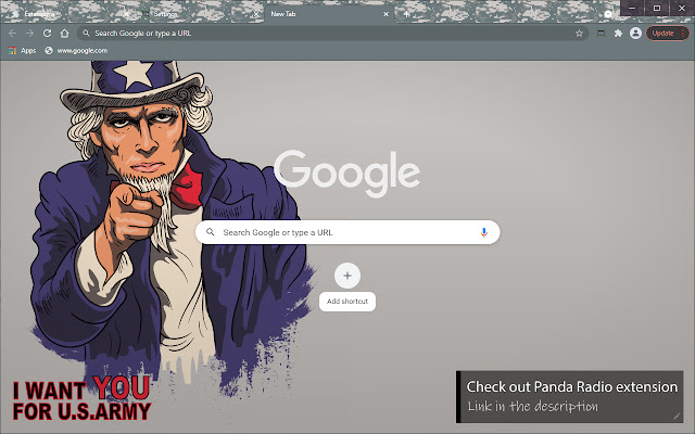 Uncle Sam Needs You For The Army  from Chrome web store to be run with OffiDocs Chromium online