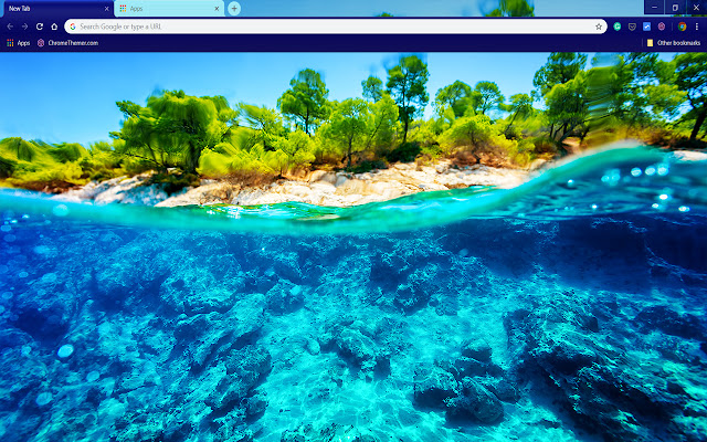 Underwater Island  from Chrome web store to be run with OffiDocs Chromium online