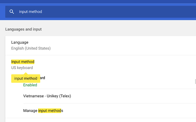 Unikey Vietnamese IME for ChromeOS  from Chrome web store to be run with OffiDocs Chromium online