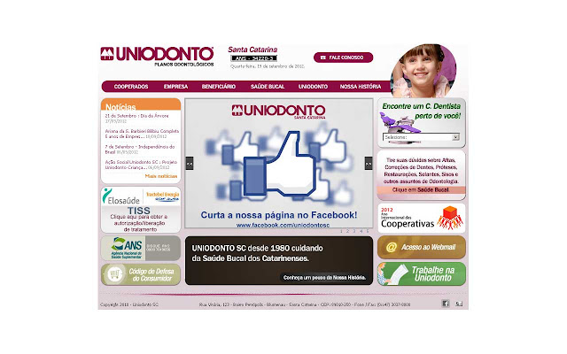 Uniodonto Santa Catarina  from Chrome web store to be run with OffiDocs Chromium online