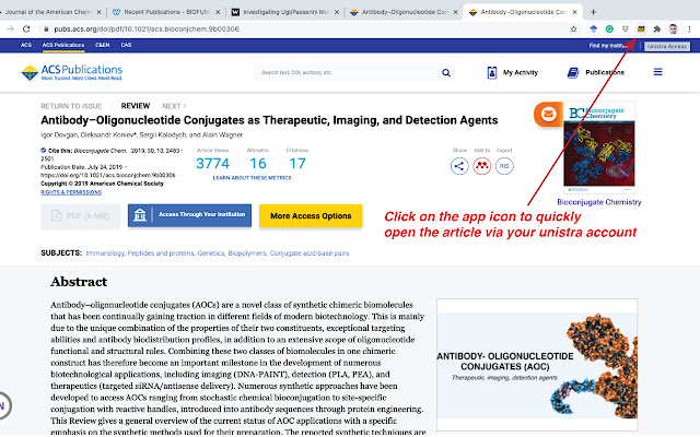 Unistra Access  from Chrome web store to be run with OffiDocs Chromium online